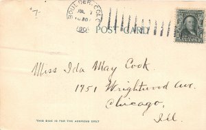 H60/ Boulder Colorado Postcard c1910 3View Chautauqua Dining 21