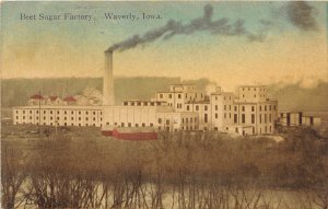 G17/ Waverly Iowa Postcard 1910 Beet Sugar Factory Building