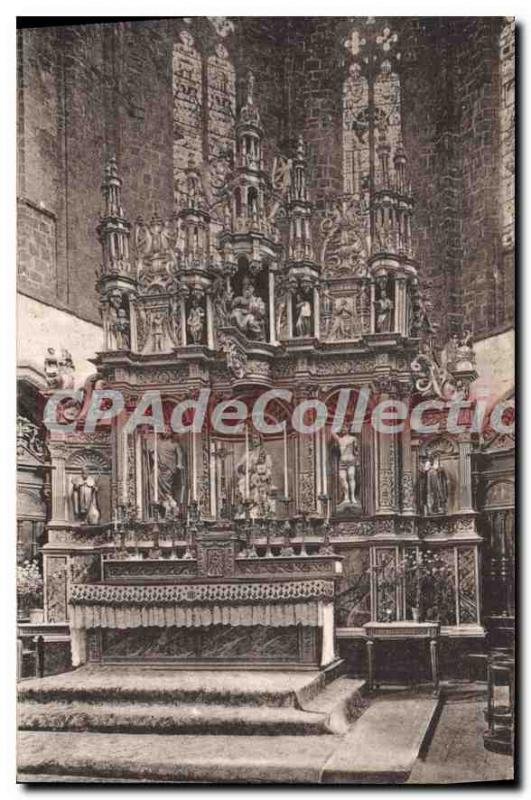 Postcard Old Saint-Bertrand-de-Comminges The Cathedral rtable