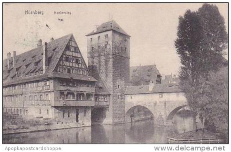 Germany Nuernberg Henkersteg 1908