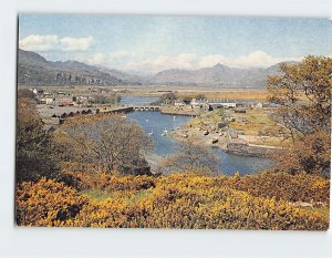 Postcard Portmadoc Harbour, Portmadoc, Wales