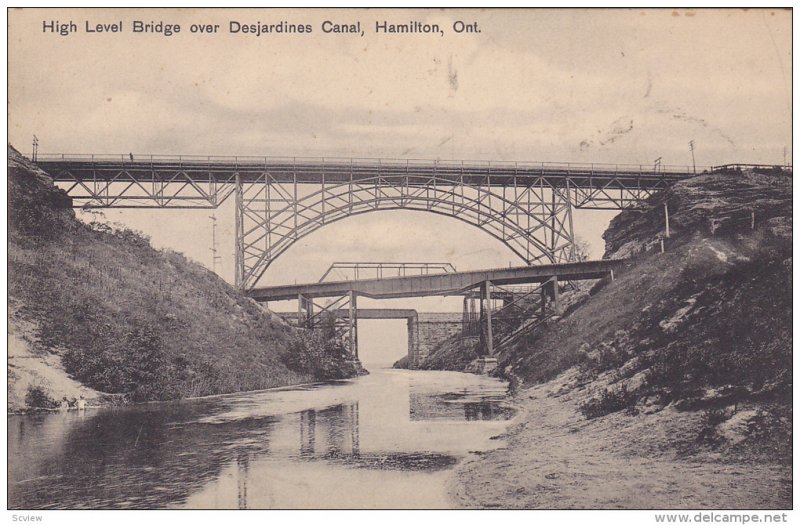 High Level Bridge over Desjardines Canal , HAMILTON , Ontario , Canada , 00-1...