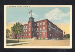 PALMYRA PENNSYLVANIA PA. LANDIS SHOE FACTORY COMPANY VINTAGE POSTCARD