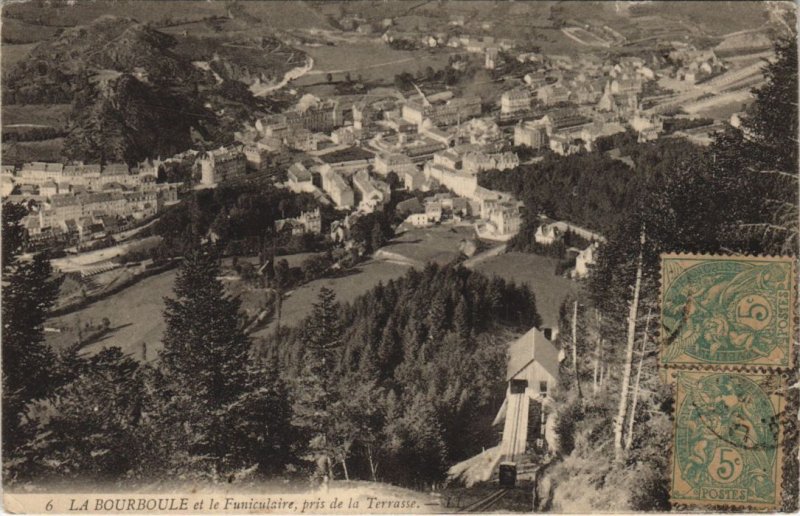 CPA La Bourboule et le Funiculaire (1234730)