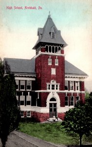 Archibald, Pennsylvania - The High School - in the 1900s