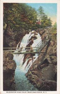 Wilmington High Falls near Lake Placid, Adirondacks, New York - WB