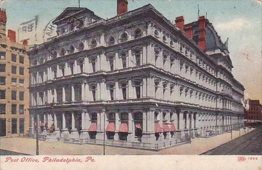 Pennsylvania Philadelphia Post Office 1908