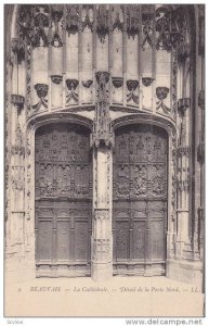 La Cathedrale, Detail De La Porte Nord, Beauvais, France, 1900-1910s