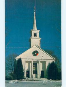 Unused Pre-1980 CHURCH SCENE Lunenburg Massachusetts MA p3821@