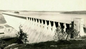 Vintage RPPC Norfork Dam, Arkansas Real Photo Postcard Unused  P14