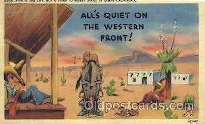 Western Cowboy, Cowgirl 1941 postal used 1941