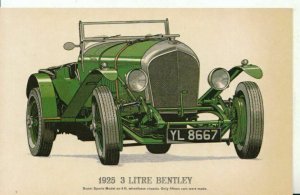 Automotive Postcard - Car - 1924 - 3 Litre - Bentley - Ref ZZ6135