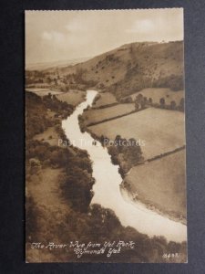 Herefordshire: The River Wye from Yat Rock, Symonds Yat - Old Postcard