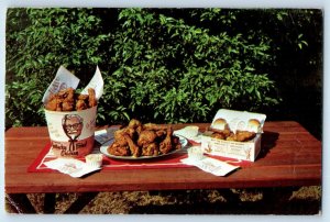1965 KFC Kentucky Fried Chicken Advertising West Memphis Arkansas AR Postcard