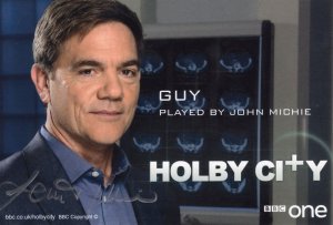 John Michie Holby City BBC Hand Signed Cast Card Photo
