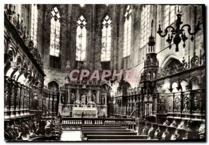 Postcard Modern Saint-Bertrand-de-Comminges Interior of the Cathedral's high ...