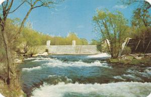 Falls at Littleville on Canandaigua Lake Outlet NY - Scene of early Grist Mill