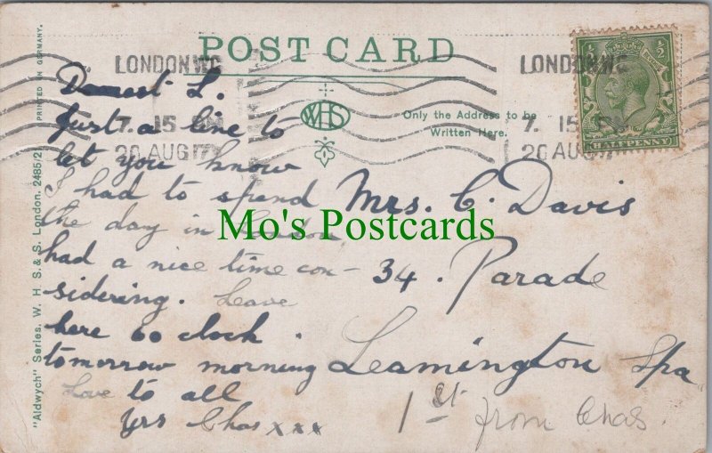 Genealogy Postcard - Davis, 34 Parade, Leamington Spa, Warwickshire GL1555