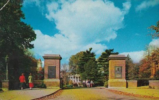 Pennsylvania Meadville Allegheny College Campus Entrance