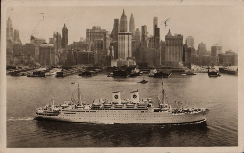 M/S Gripsholm Swedish American Line   PC