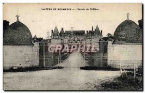 Chateau de Mesnieres - The Entrance of the Castle - Old Postcard