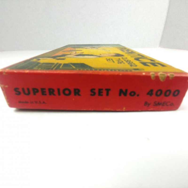 Vintage Prentice Toy Rubber Type Set Superior #4000 by SME Co. in Original Box