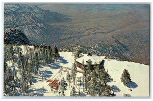 1960 Aerial View Sandia Peak Ski Area Albuquerque New Mexico NM Vintage Postcard