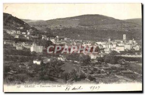 Old Postcard Panorama Grasse Cote Sud