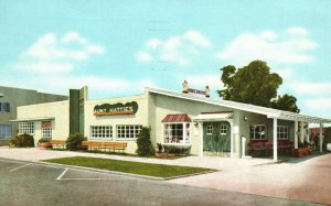Aunt Hattie's First Street Famous Restaurant St. Petersburg FL Vintage Postcard