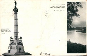 Soldiers' Monument Des Moines Ia 1907