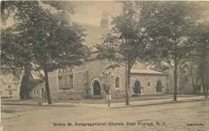 C-1910 Grove Street Congregational Church East Orange New Jersey Temme 12958