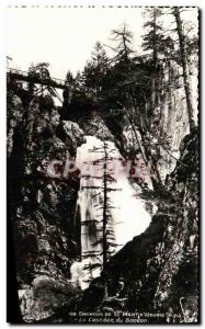 Old Postcard Around St Martin Vesubie The waterfall Bareon