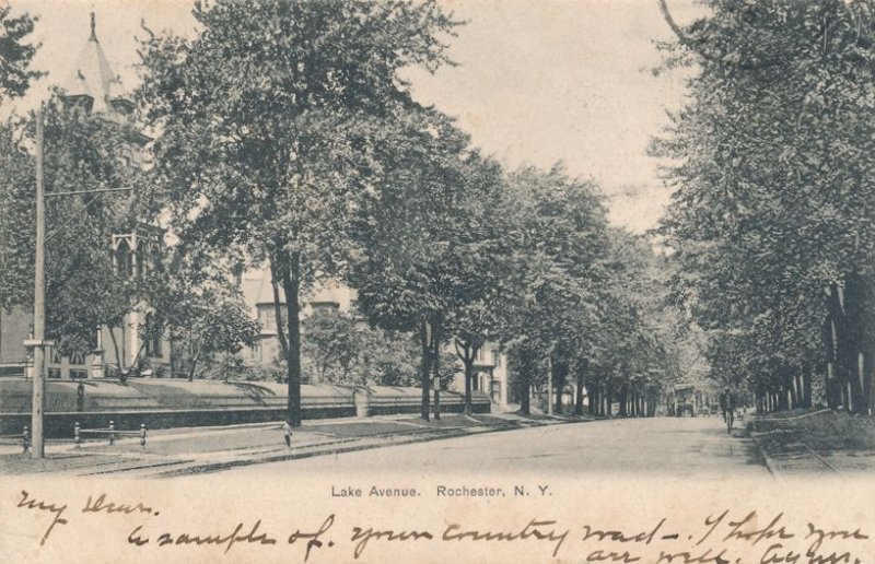 Scene on Lake Avenue - Rochester NY, New York - pm 1905 - UDB