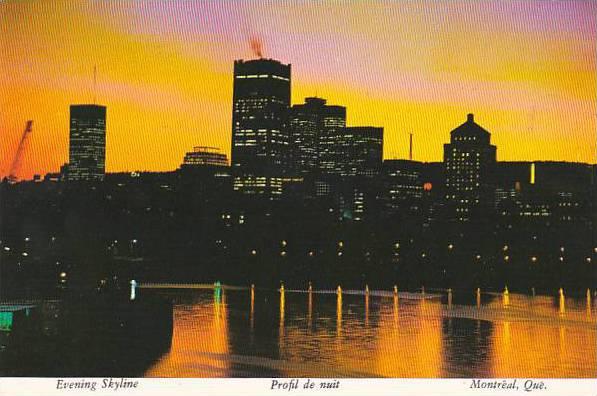 Canada Montreal Evening Skyline