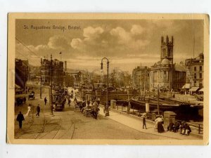 3085269 UK St.Augustines Bridge Bristol TRAM Vintage PC