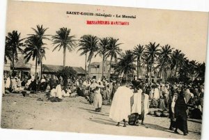 CPA AK Senegal-Saint Louis-Le Marché (235587)