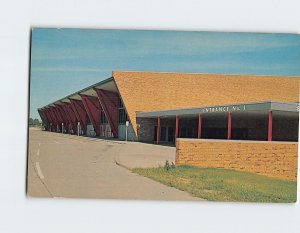 Postcard Roberts Municipal Stadium Evansville Indiana USA