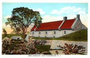 New York  Fort Ticonderoga  West Barracks