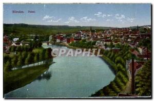 Postcard Old Werden Total