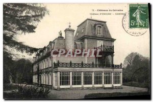 Old Postcard Chateaux Calvados Commes Chateau D Escure