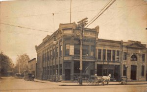 RPPC Post Office, Livery & Buildings in East Springfield, Pennsylvania~116139