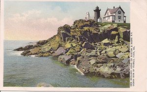 York ME, Nubble Lighthouse, Cape Neddick, Pre 1907, B&M RR, Railroad Issued