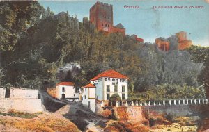 La Alhambra desde el Rio Darro Granada Spain Unused 