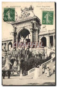 Old Postcard Marseille Longchamp Palace Main Reason