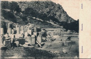 Greece Delphi, Marmaria, Sanctuary Of Athena Vintage Postcard C110