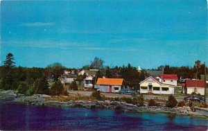 1950s Manitoulin Island Ontario Canada View of South Bay Mouth Postcard 24-10052
