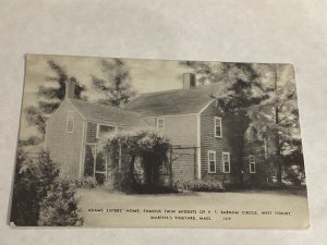 Adam’s sister’s home twin midgets of PT Barnum Circus Martha’s Vineyard Mass.