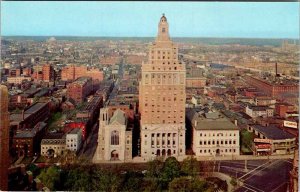 Postcard PANORAMIC SCENE Newark New Jersey NJ AN8207