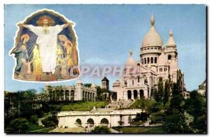 Paris Old Postcard Basilique du Sacre Coeur in Montmartre