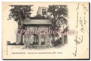 Old Postcard Chateaudun Portal St Jean Du Cimetiere